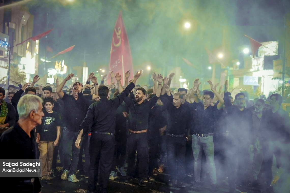 گزارش تصویری از عزاداری هیئت علی بن موسی الرضا در هشتم محرم( بخش 2)